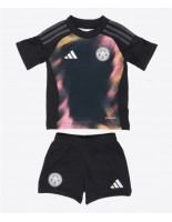 Leicester City Venkovní dres pro děti 2024-25 Krátký Rukáv (+ trenýrky)